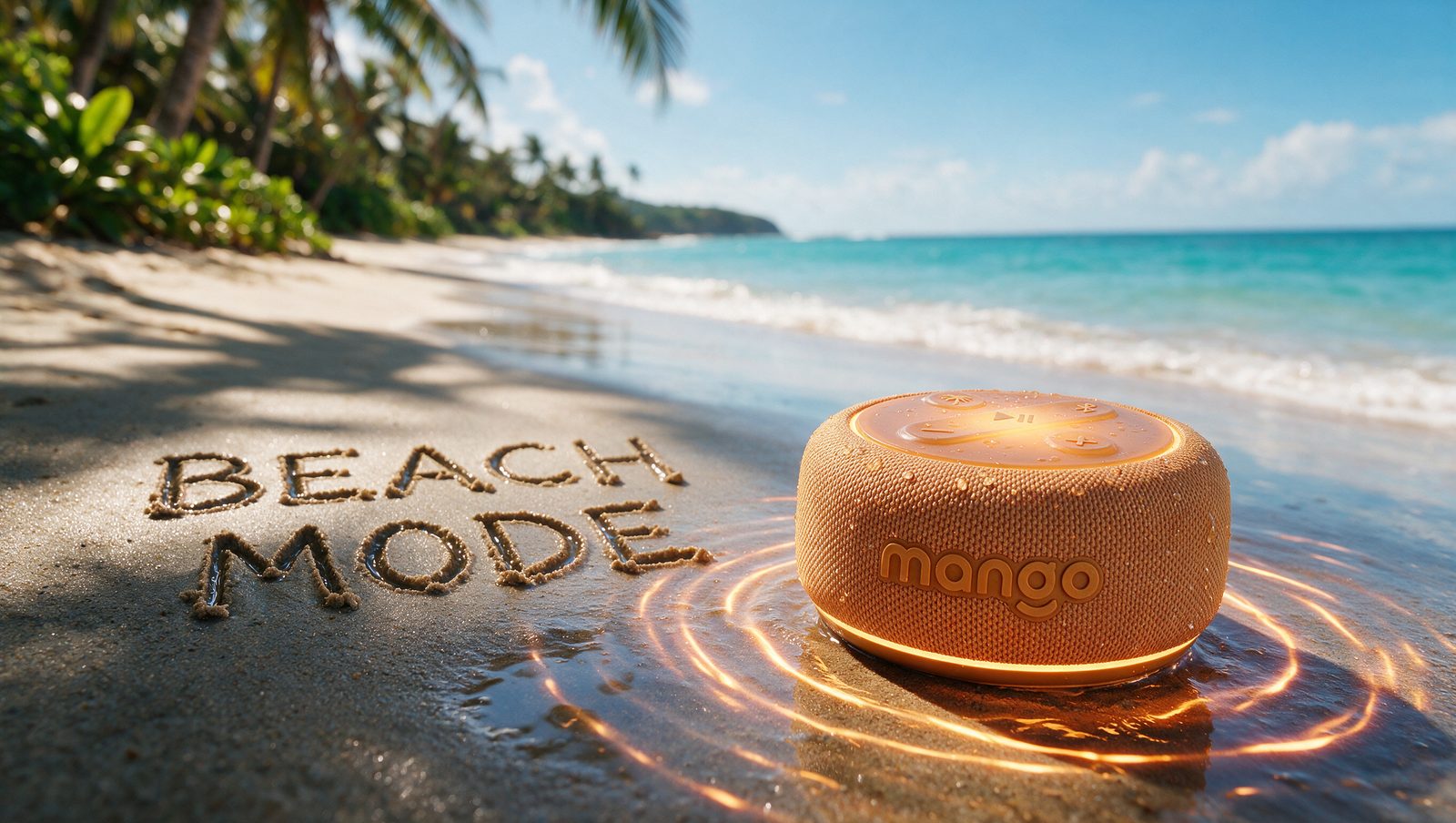 Mango sur le sable, beach mode